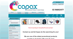 Desktop Screenshot of capax.com.au