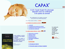 Tablet Screenshot of capax.fr