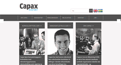 Desktop Screenshot of capax.dk